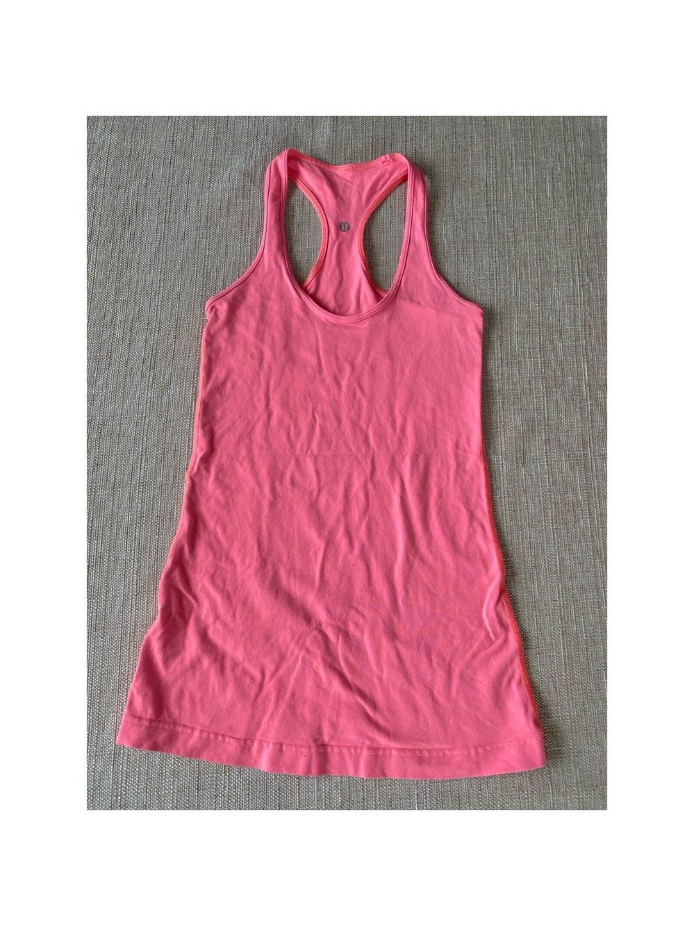 LULULEMON Woman’s Salmon Colored Tank Top Possible Size 2
